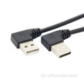 90-Grad-Up/Down/Right/Links-Winkel Männlich zum männlichen USB-2.0-Kabel